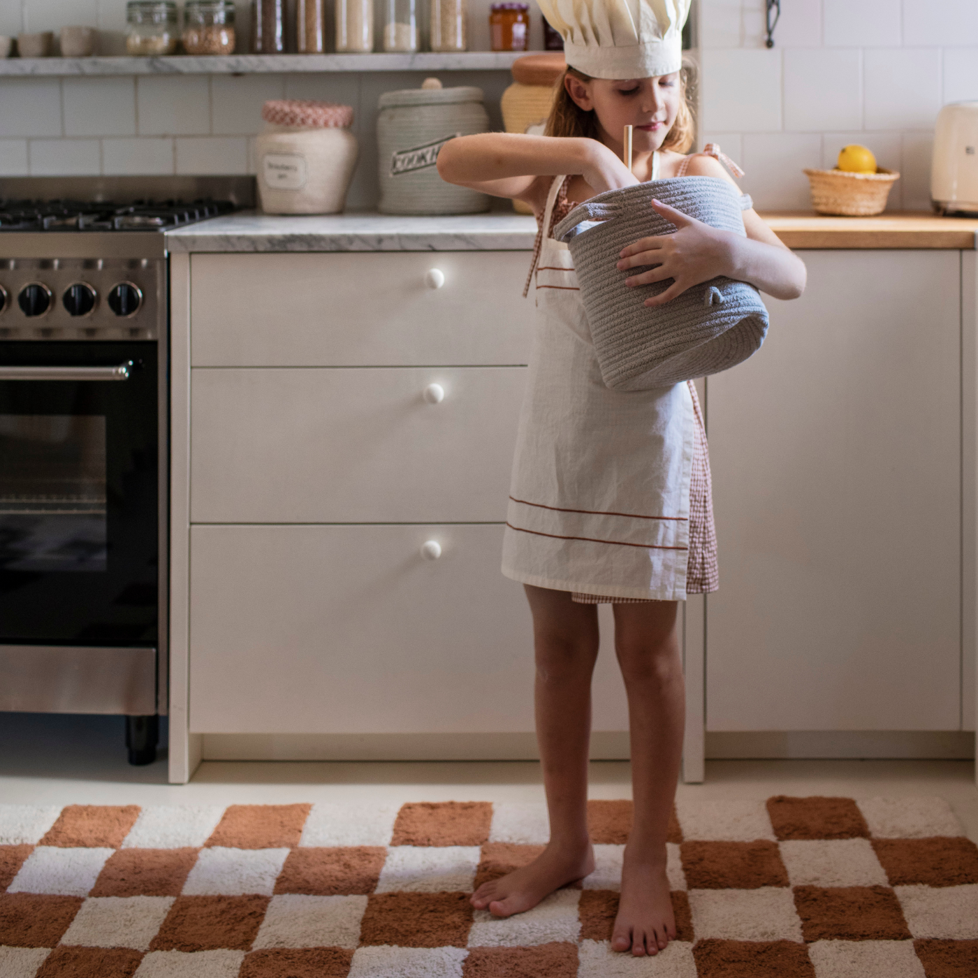 Washable Rug Tiles - Wasbaar vloerkleed met tegelpatroon - Lorena Canals - productfoto - afbeelding 7