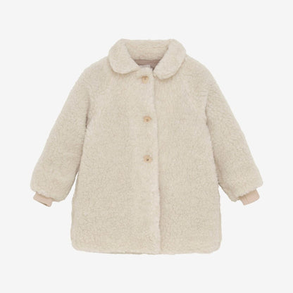 Teddy jas - Merino wol - Cement/beige - Huttelihut