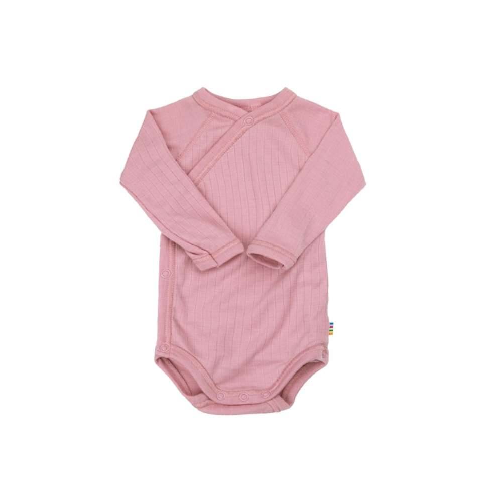 Wrap bodysuit - 100% merino wool - Joha