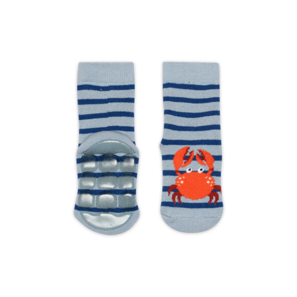 Antirutschsocken - Crabbie - Baumwolle - Melton