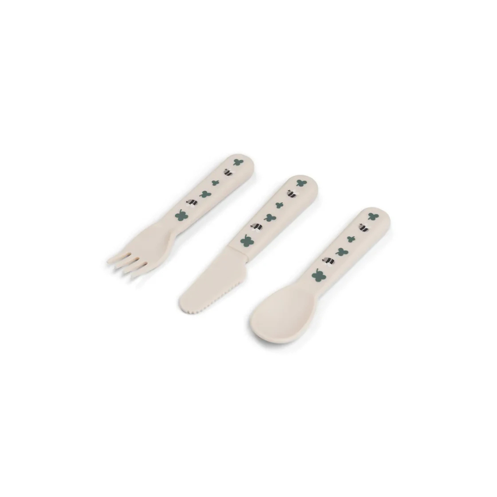 Cutlery set - Foodie cutlery set - Tiny farm - Sand - Done by Deer