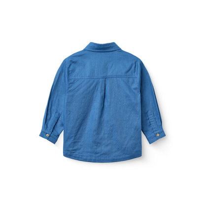 Shirt top Eagle - Organic cotton - Ocean Blue/Cobalt blue - Copenhagen Colors