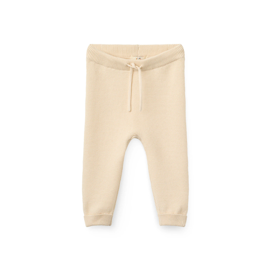 Gebreid broekje - Cotton Baby Leggings - Biologisch katoen - Ecru/Cream - Copenhagen Colors
