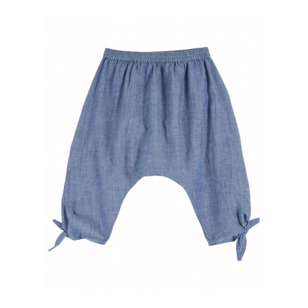 Pumphose - Sarouel Bebe - Baumwolle - Jeansblau - Emile et Ida
