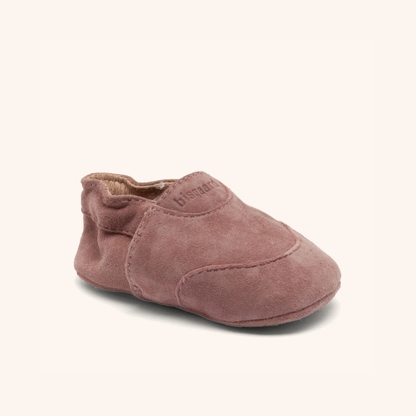 Neugeborenen-Puschen - Krabbelschuhe - Wildleder - Bisgaard