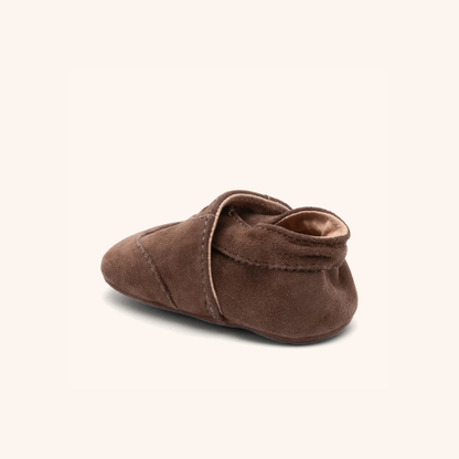 Neugeborenen-Puschen - Krabbelschuhe - Wildleder - Bisgaard