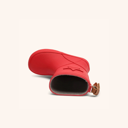 Naturkautschuk-Gummistiefel Star - Rot/Red - Bisgaard