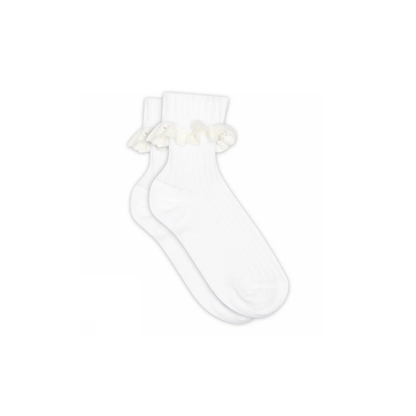 Socken mit Spitzenrüschen - Julia Socken Spitze - Baumwolle - MP Denmark
