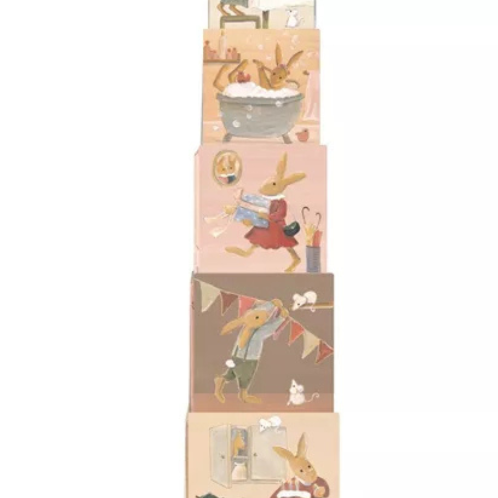 Stapelturm - Hasenfamilie - FSC-Karton - Egmont Toys