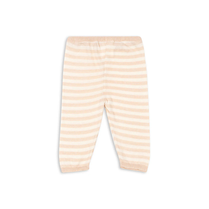 Fine-knit leggings - Venti Knit Leggings - Cameo Rose/Pink - Organic Cotton - GOTS - Konges Sløjd