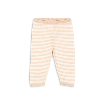 Fine-knit leggings - Venti Knit Leggings - Cameo Rose/Pink - Organic Cotton - GOTS - Konges Sløjd