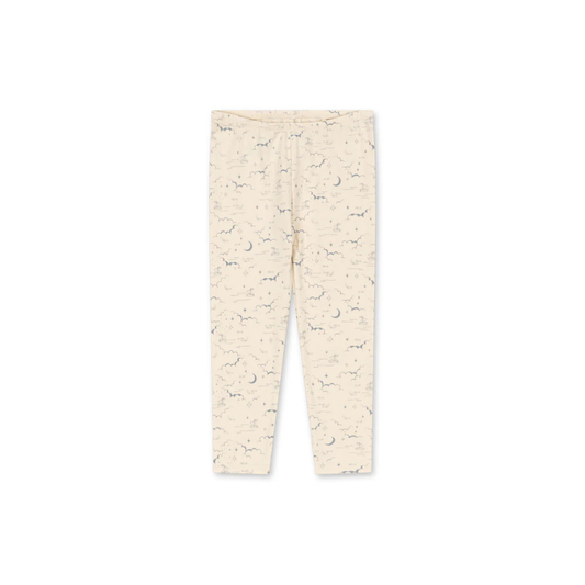 Baby legging - Cielo Marino - Biologisch Katoen - GOTS - Konges Sløjd - voorkant
