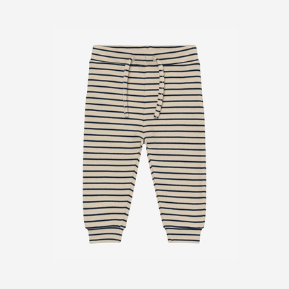 Gestreept Broekje - Rib Stripe Pants - Medieval Blue - Katoen - En Fant
