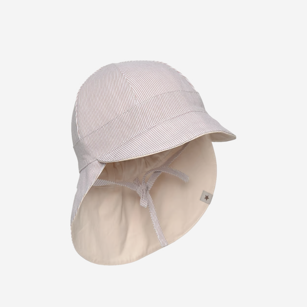 Sonnenhut - Sun Hat Stripe - UPF 50+ - White Pepper - Huttelihut
