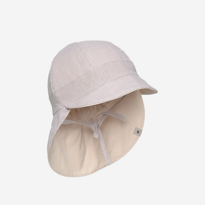 Sonnenhut - Sun Hat Stripe - UPF 50+ - White Pepper - Huttelihut