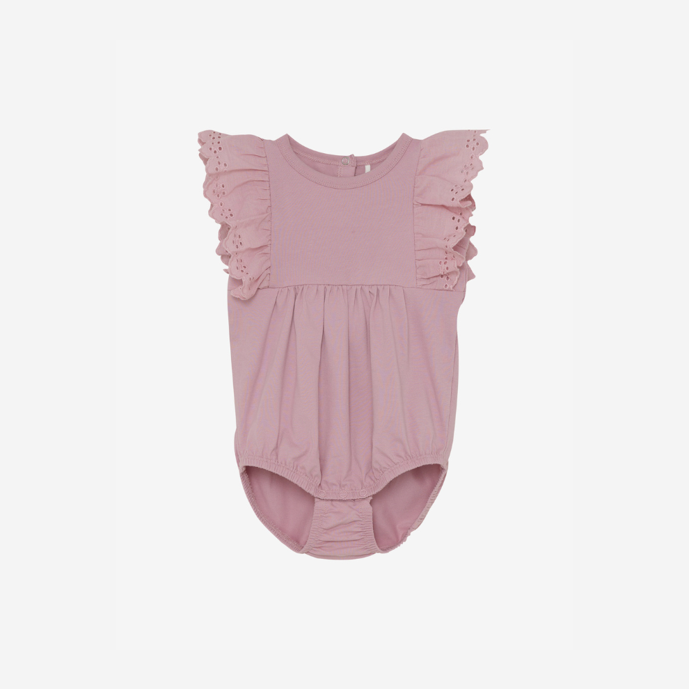 Romper zonder mouw - Katoen - Zephyr/Roze - Romper Solid - En Fant