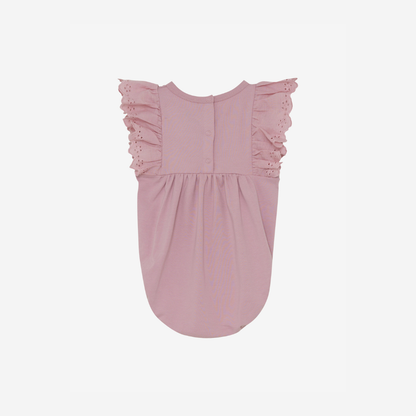 Romper zonder mouw - Katoen - Zephyr/Roze - Romper Solid - En Fant