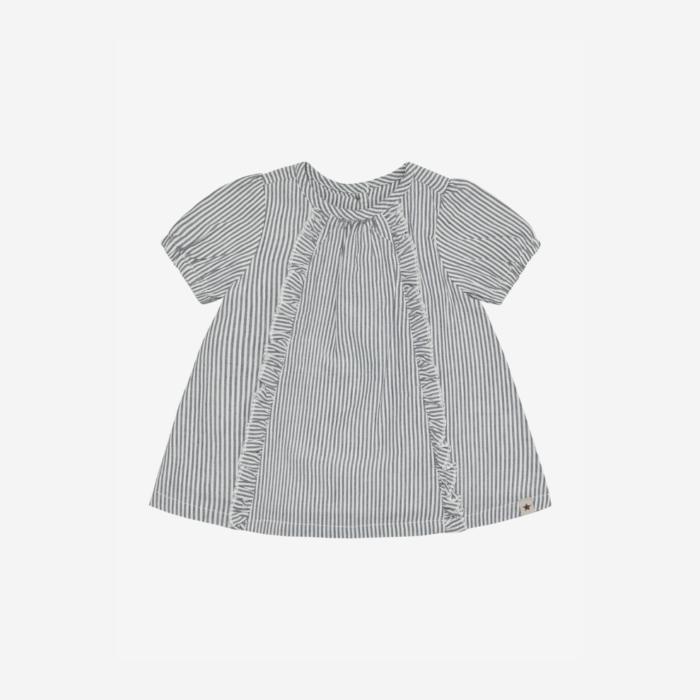 Sommerkleid - Bio-Baumwolle - Bering Sea - Dress SS YD Stripe - Huttelihut