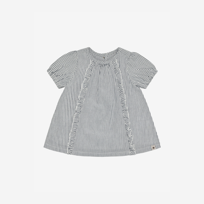 Sommerkleid - Bio-Baumwolle - Bering Sea - Dress SS YD Stripe - Huttelihut