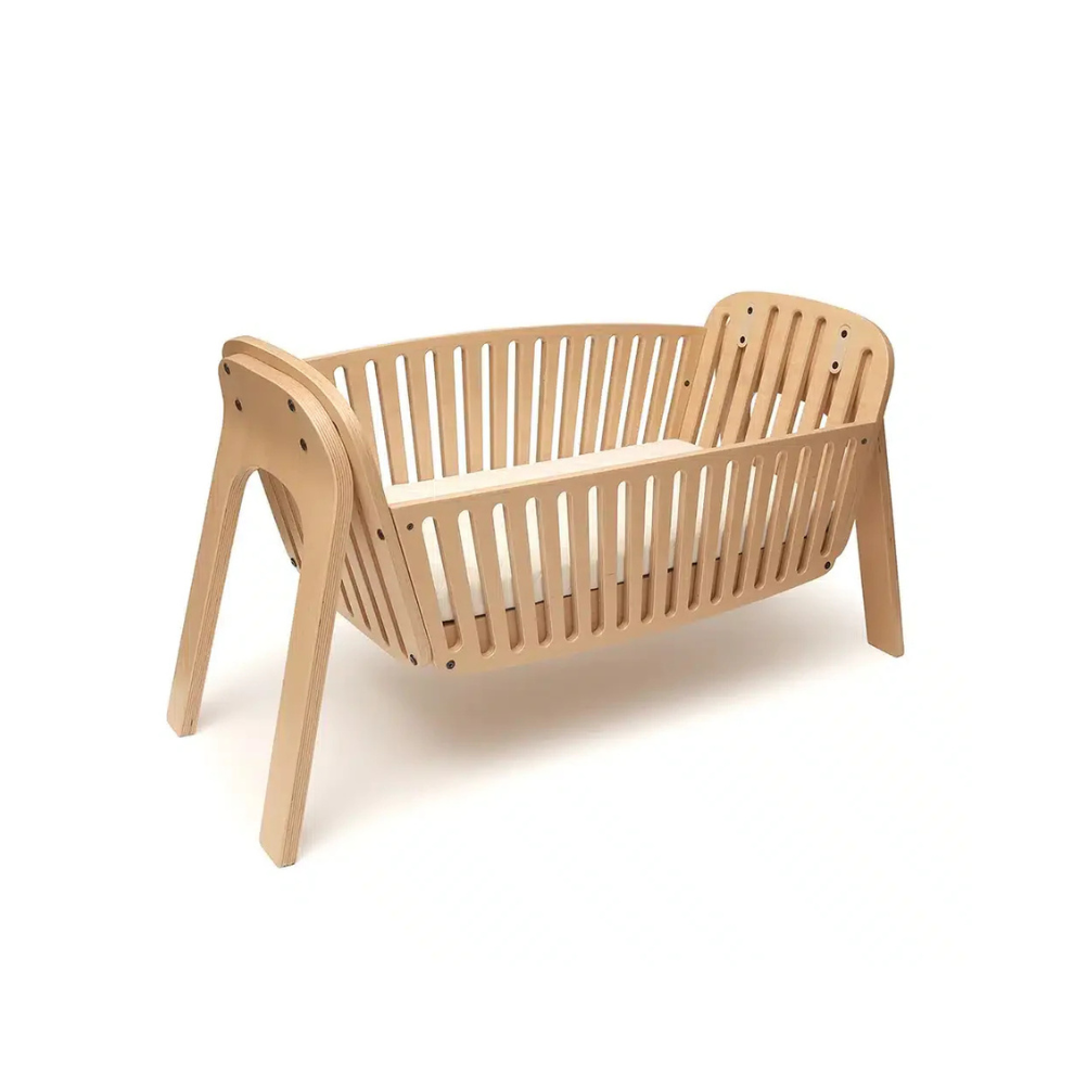 KODO Beistellbett – Beistellbett aus Holz – Von Geburt bis 6 Monate – Charlie Crane