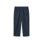Twill broek met verstelbare taille - Navy - 100% biologsch katoen - Copenhagen Colors - voorkant