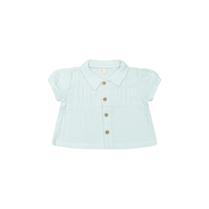 Riffle Amsterdam - Blouse Caro - Overhemd top - 100% biologisch katoen