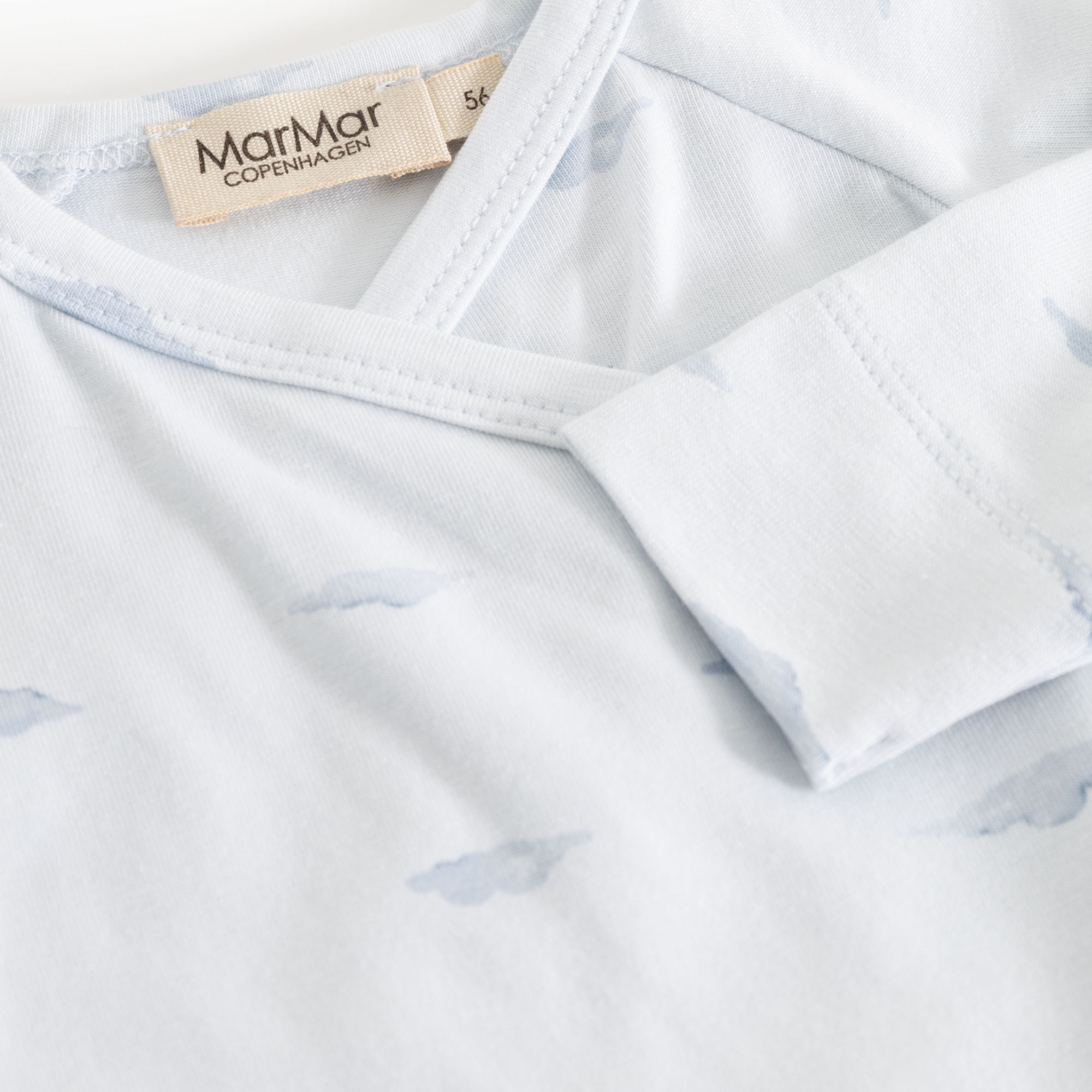 Overslagromper Belito - Modal - New Born Cumu Print - MarMar Copenhagen - productfoto - afbeelding 3