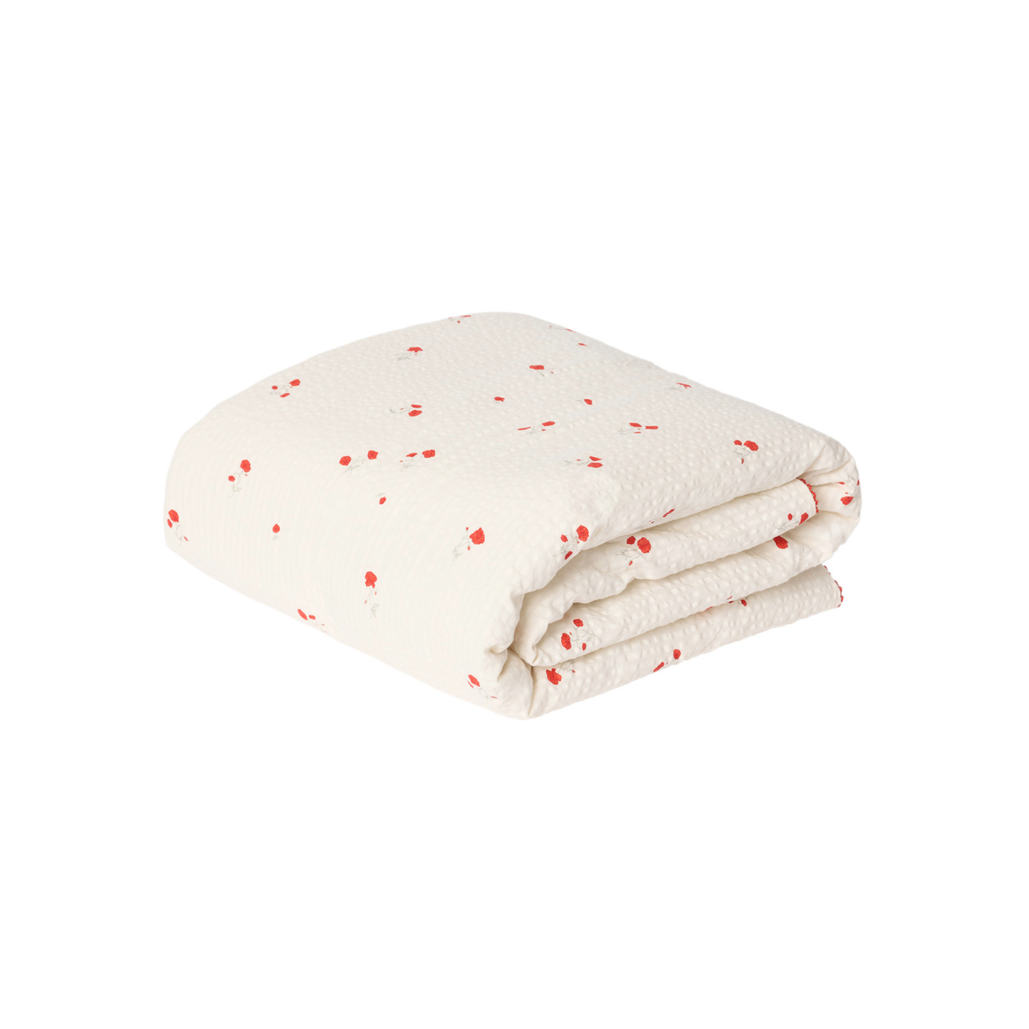 Gesteppte Decke - 100x140cm - Seersucker Filled Blanket - Poppy - Garbo&Friends