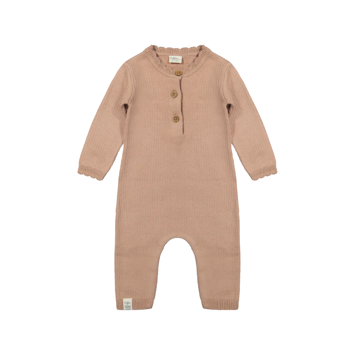 Boxpakje gebreid - Suit Sill knit pink - Biologisch katoen - Riffle Amsterdam
