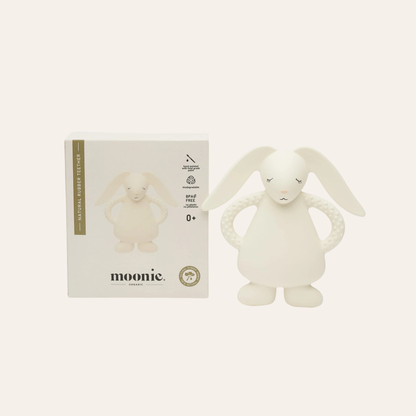 Beißspielzeug Hase - Teether Bunny Cream - Naturkautschuk - Moonie