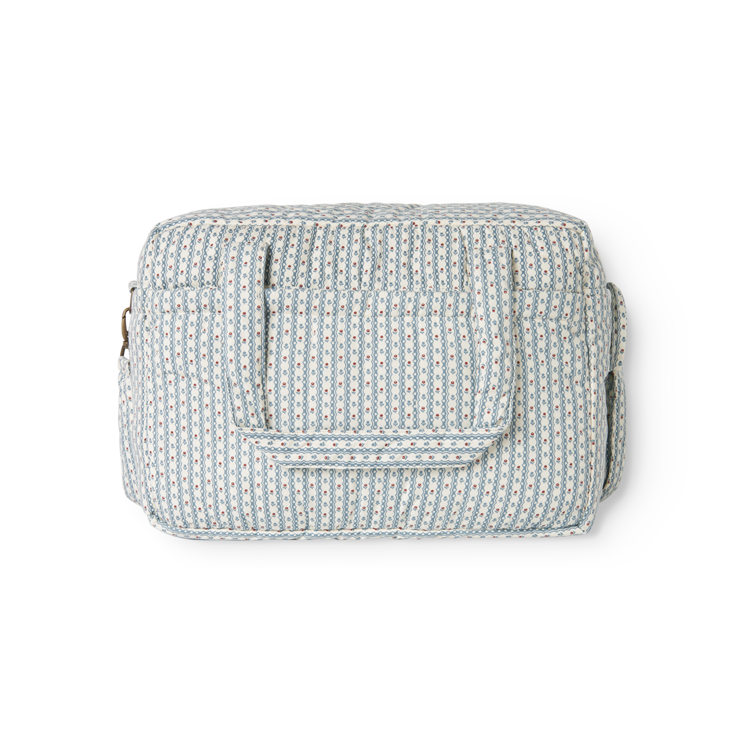 Diaper Bag/Weekend Bag - Floral Stripe - Organic Cotton - MarMar Copenhagen