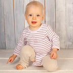 Baby Leg Warmers – Merino Uni Creme – Woll-Baby-Beinstulpen – Merinowolle und Kaschmir – Hoppediz
