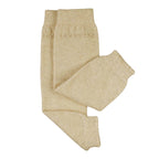 Baby Leg Warmers – Merino Uni Creme – Woll-Baby-Beinstulpen – Merinowolle und Kaschmir – Hoppediz