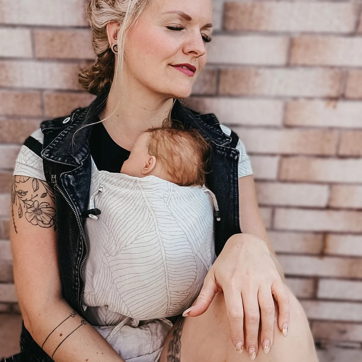 Primeo Grenada – Natural Linen – Ergonomische draagzak – Katoen en linnen – Vanaf 2,5 tot 15 kg – Hoppediz