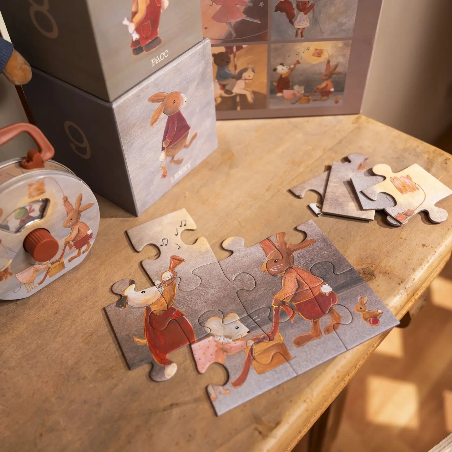 4 Puzzle Freunde - FSC-Karton - 3+ Jahre - Egmont Toys