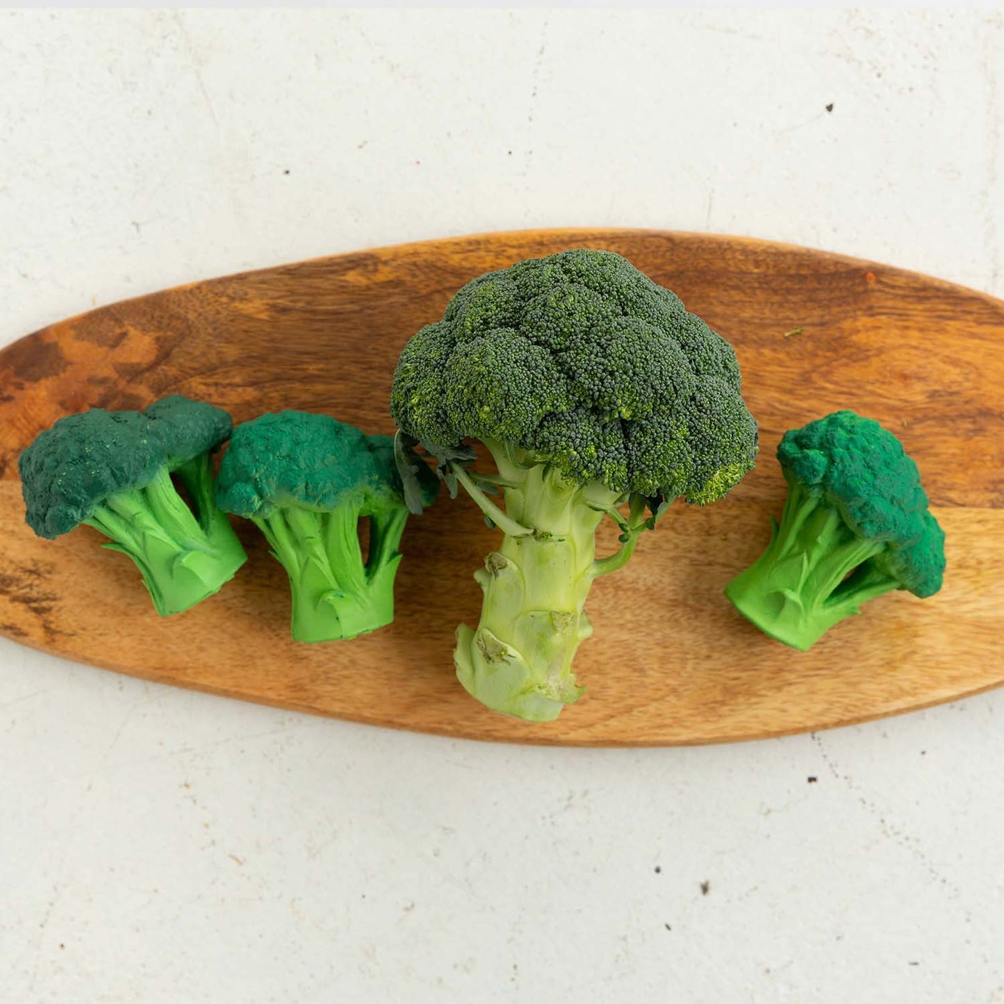 Bijtring & badspeeltje Brucy the Broccoli - Natuurrubber - Oli&Carol