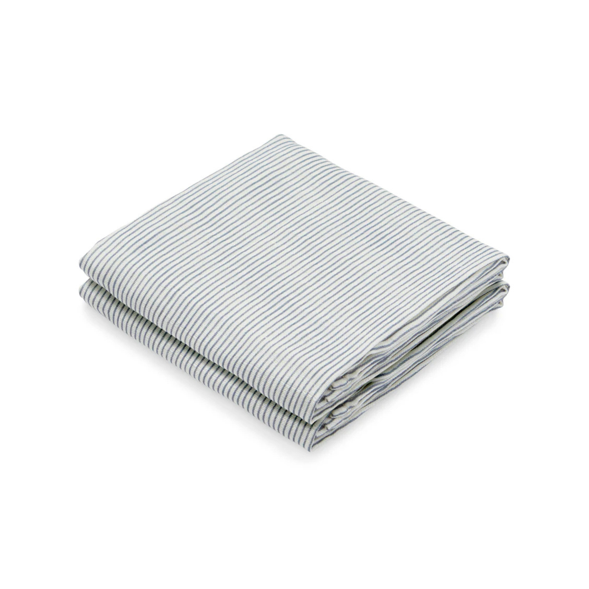 Hydrofiele doeken 2-pack Classic Blue Stripe - 70x70 cm - 100% biologisch katoen - GOTS - CamCam Copenhagen