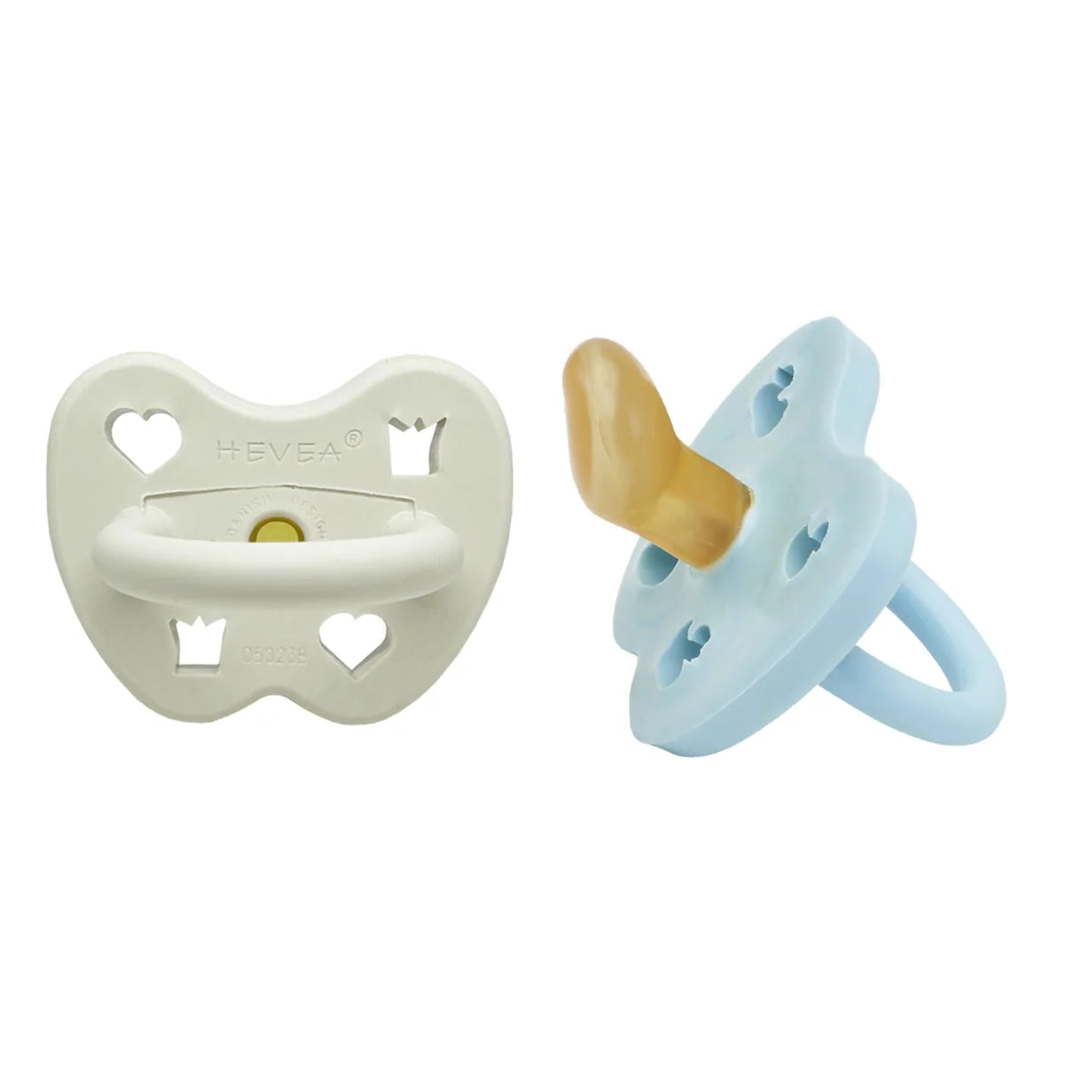 Schnuller - Naturkautschuk - 3-36 Monate - 2er-Pack - kiefergerecht - Hevea