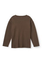 Top met lange mouwen - Dark Brown - Biologisch katoen en modal - Copenhagen Colors achter