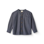 Overhemd top - Biologisch katoen - Navy check - Copenhagen Colors voor