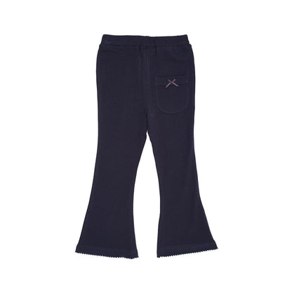 Flared broek - Biologisch katoen - Navy - Copenhagen Colors voor