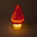 Nachtlampe Pilz Klein – Ziegelrot mit Dimmer – 28 cm – Egmont Toys