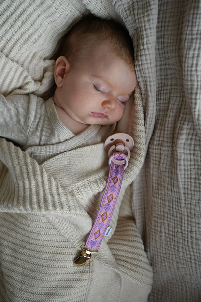 Schnullerkette Dublin - Handgemacht - Baby Bloom Clips