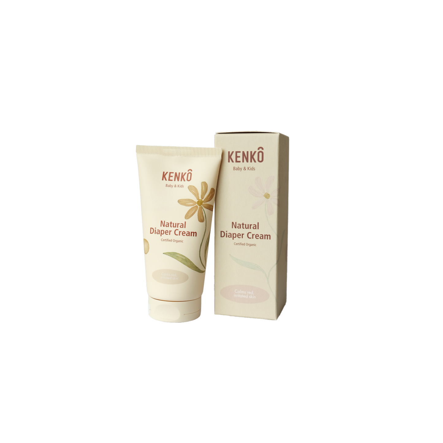 Natürliche Windelcreme - Non-Nano Zinkoxid - Tube - Bio - Kenkô