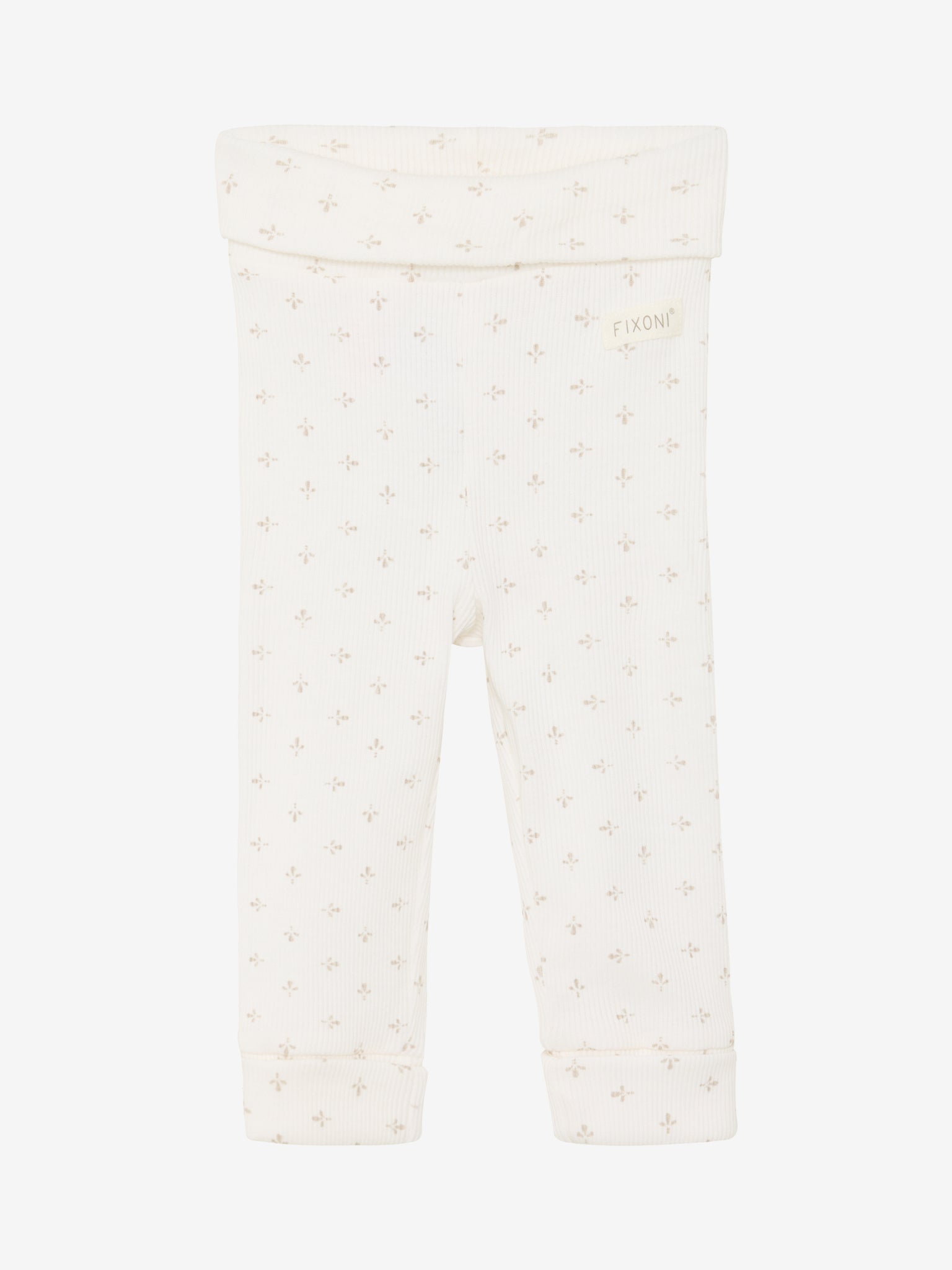 Legging - Biologisch katoen - Wit/Gardenia - Fixonia voor