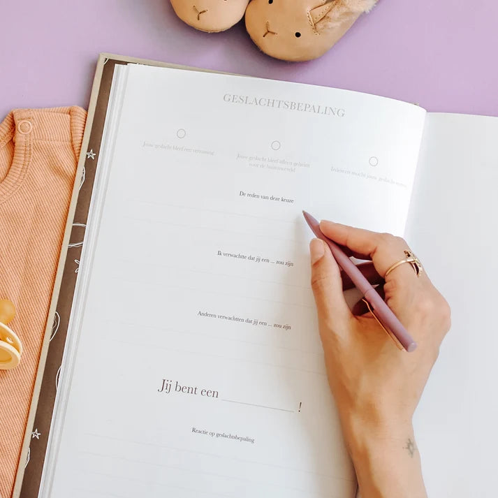 Het begin van jouw leven – All-in-one Schwangerschafts- und Baby-Erinnerungsbuch von 0 bis 1 Jahr – Birth Lines