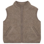 Bodywarmer met Rits – 100% Merino wol – Huttelihut