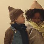 Beanie Fonzie Kids - 100% extra fine Italiaanse merino wol - HVID