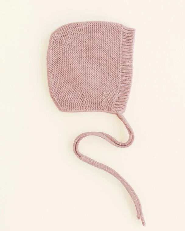 Bonnet Dolly - Baby Strikmutsje - Merinowol - HVID