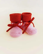 Booties – Babyschuhe – Merinowolle – HVID